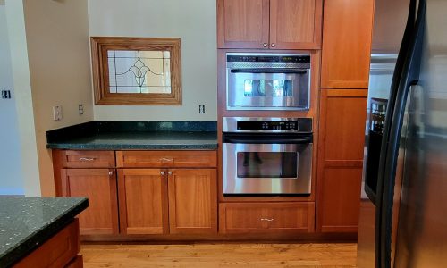 Stained Cabinets