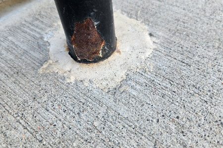 Access Ramp Railing - Before