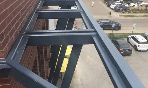 Newly Painted Awning