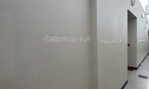 Frontier Academy Hallway Walls (during)