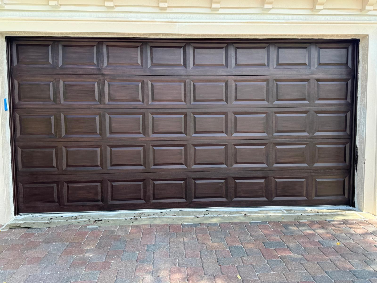 Garage Door Painting After