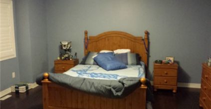 Interior Bedroom Green Wall Paint Brampton ...