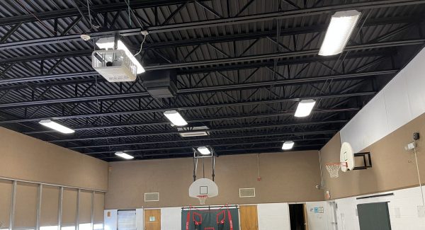 School Gymnasium Ceiling Painting - After