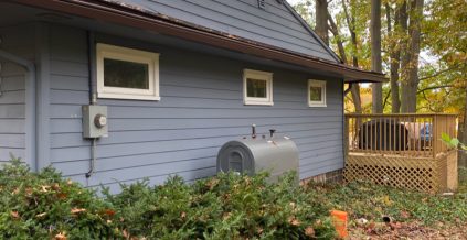 Cabin Exterior Painting