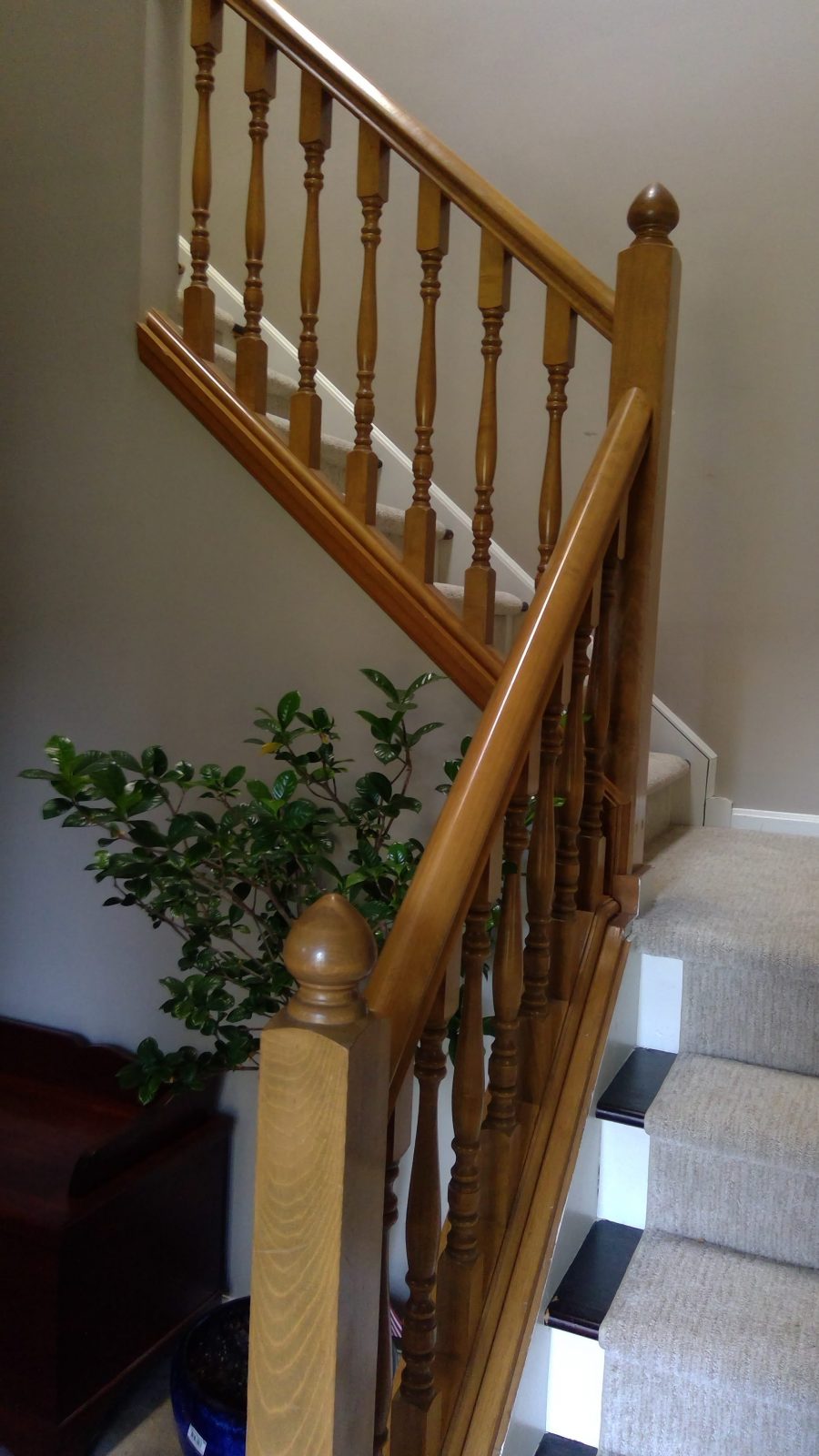 Interior Stairway Painting - Before Preview Image 4