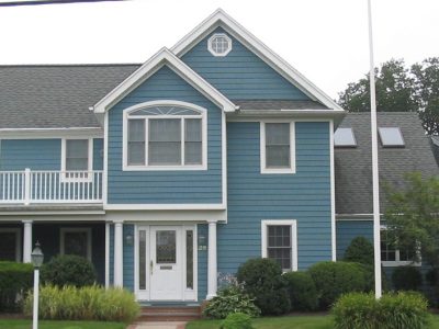 blue painted house nj