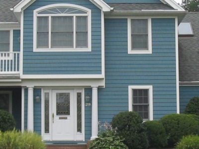 blue painted house nj