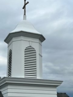 Church Steeple Repainted