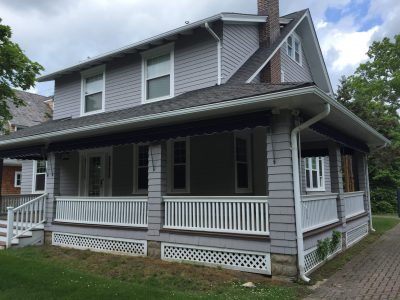cedar shingle painting project