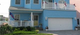 Exterior Blue & White Painting Project