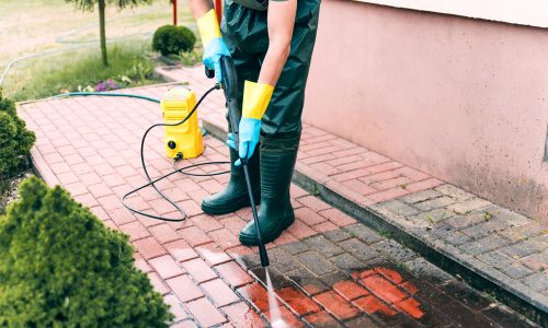 Brick Power washing