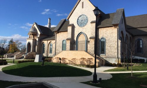 Exterior of Holy Cross Church