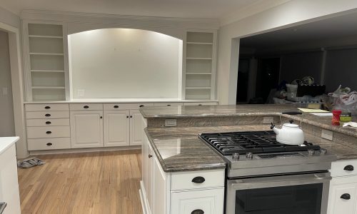 Bar Cabinets Repainted