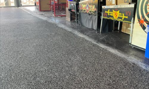 Silverball Retro Arcade Flooring Project
