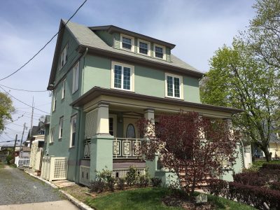 Exterior Shot of Stucco Repainting