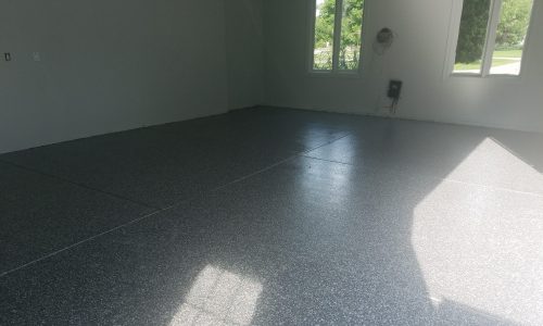 Epoxy floor garage