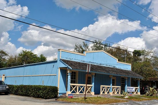 wood building in davie