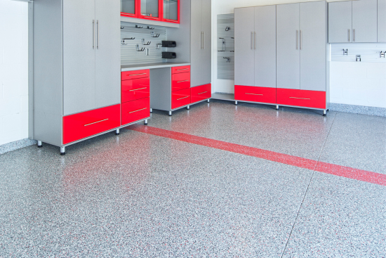 Epoxy finished garage Photo