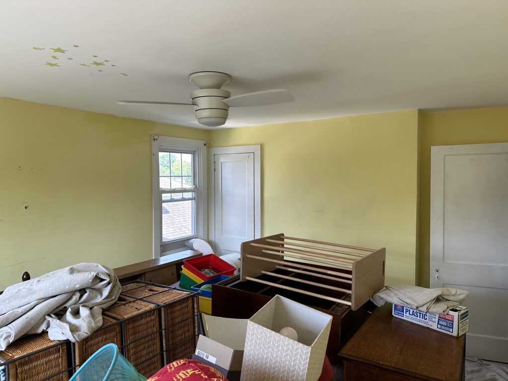 bedroom after painting