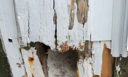 Wood Rot Repair - Doorframe