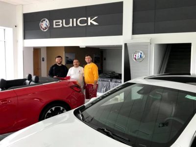 Interior of Barlow Buick Repainted