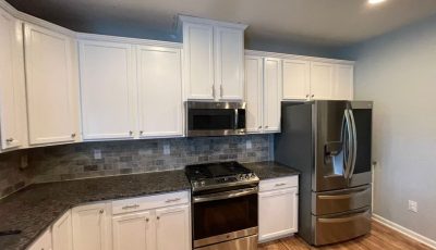 white kitchen cabinets