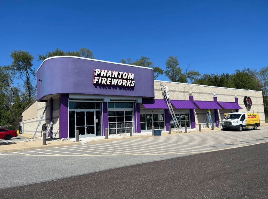 commercial exterior painting in upland, pa Preview Image 2