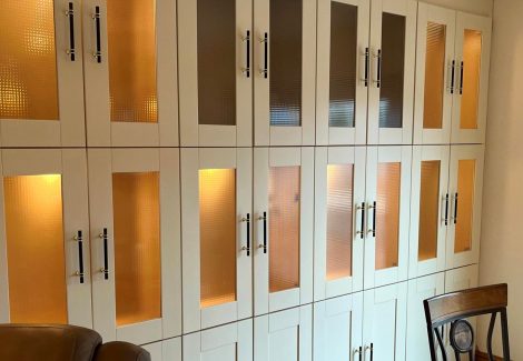 Newtown Square Cabinet Painting