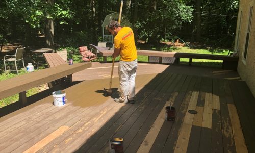 Deck Staining