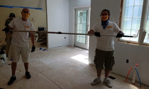 Gene and Stefan , keeping social distance!