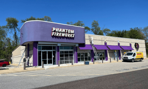 Phantom Fireworks Stucco Prep