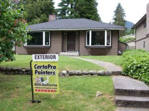 Exterior house painting in Burnaby by CertaPro Painters of North Vancouver
