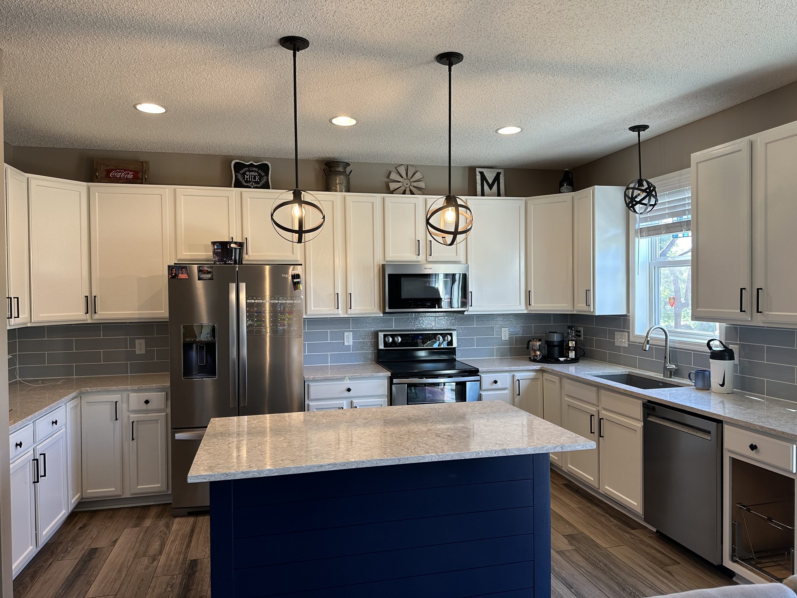 Lakeville Kitchen Cabinet Painting After