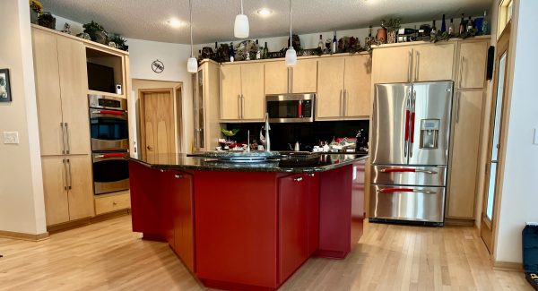 Prior Lake, MN Kitchen Island & Cabinet Painting