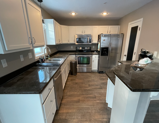kitchen after painting