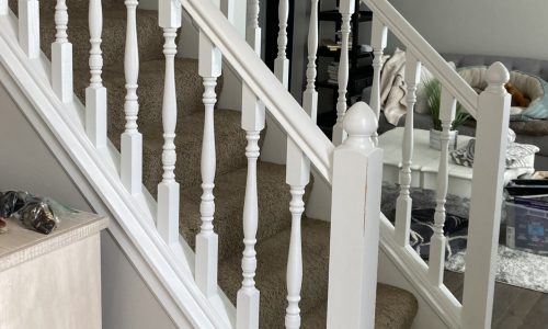 Staircase Bannisters Painting