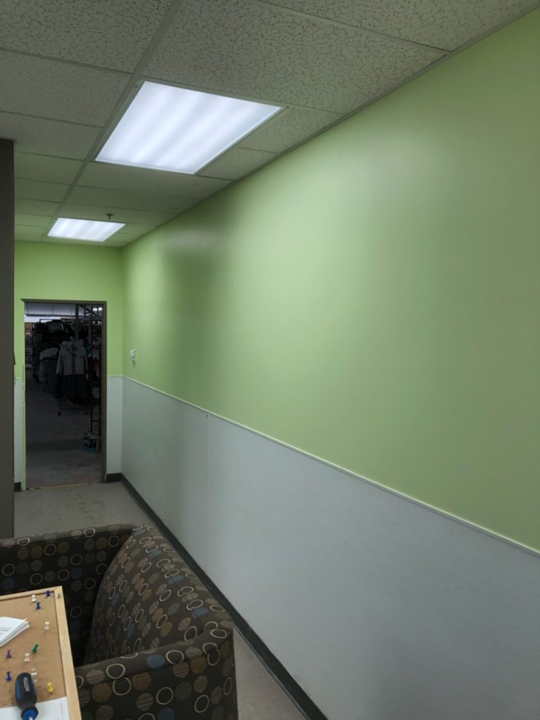 Value Village – Interior Commercial Painting After