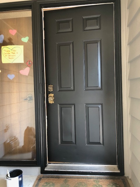 Front Door Painting After