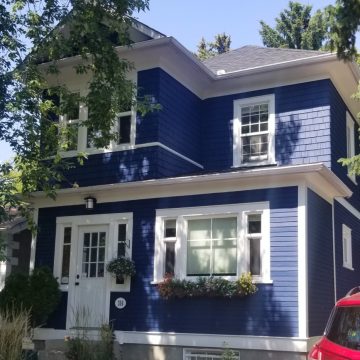 Exterior repainting and color change