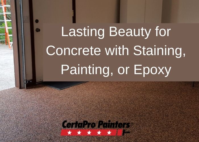 concrete painting staining epoxy