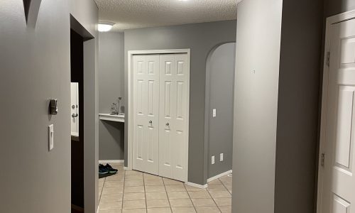 Gray Depressing Hallway