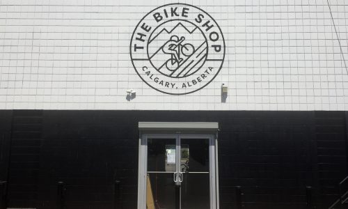 Bike Shop Stencil