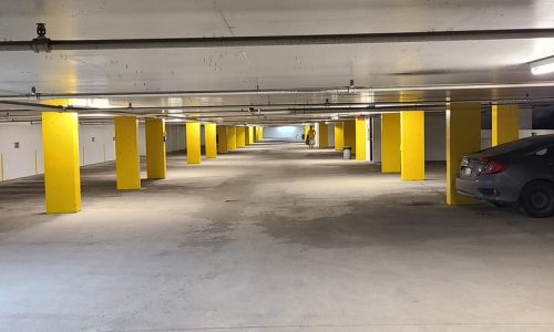 Repainted Parking Garage