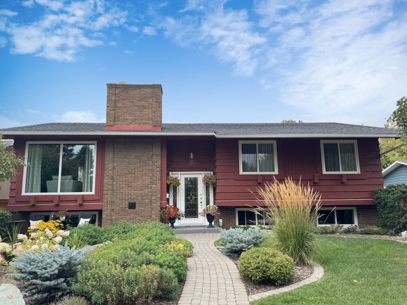 red house exterior before repaint Preview Image 1