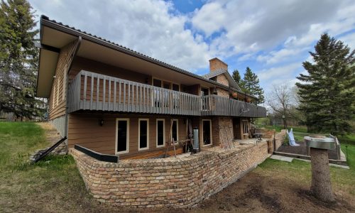 Railing & Back of Home