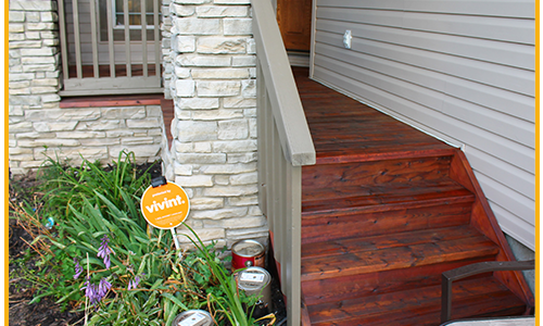 Chestermere Deck Staining