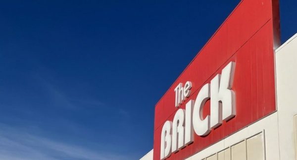 The Brick signage
