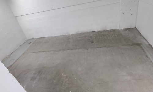 Worn Stairwell Floor