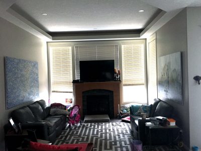 living room painting calgary