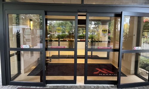 Commercial Entrance Painting Project in Peabody, MA
